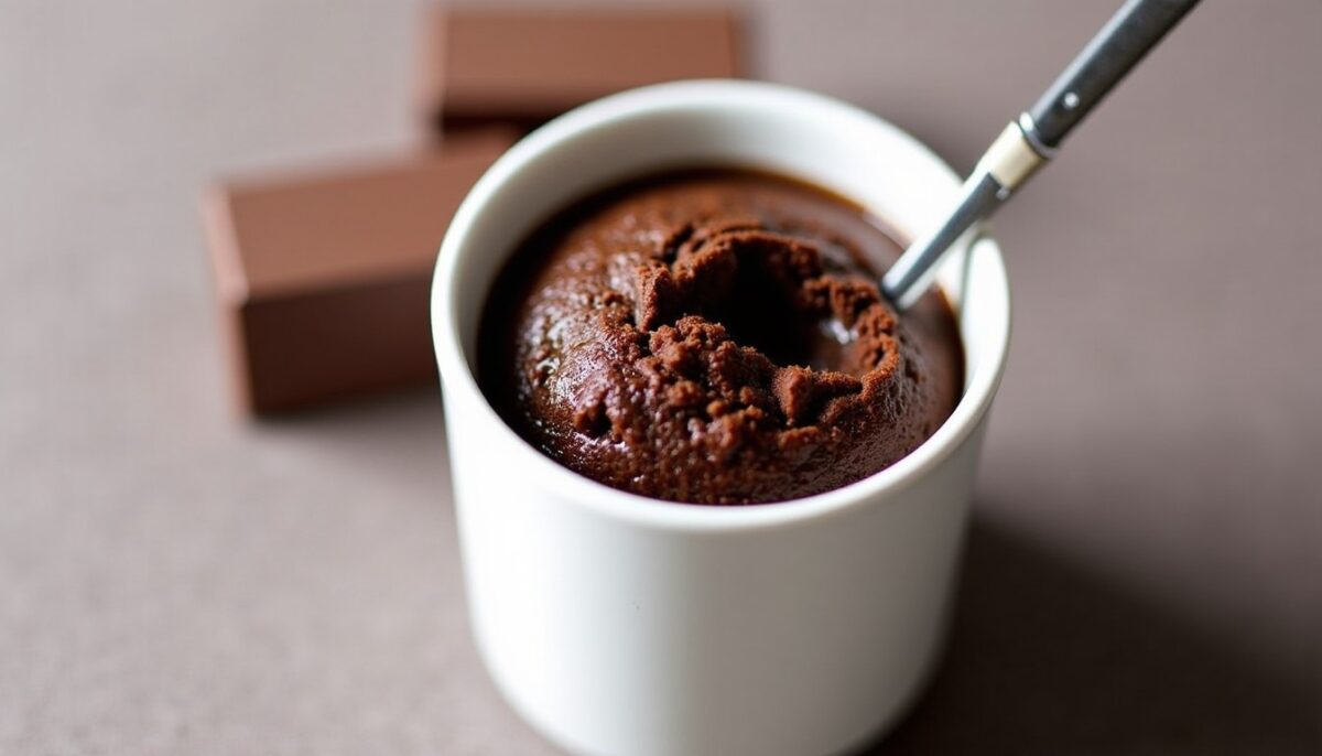 Mug cake au chocolat léger : recette express sans beurre