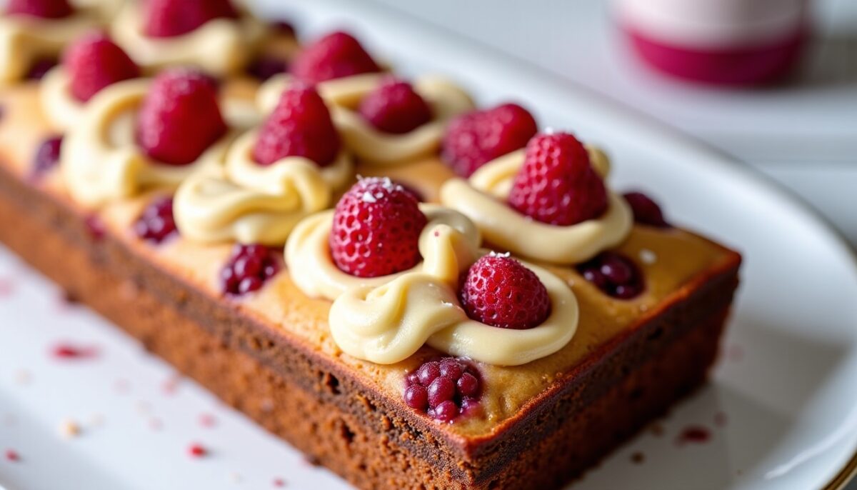Recette simple et délicieuse de la bûche vanille-framboise
