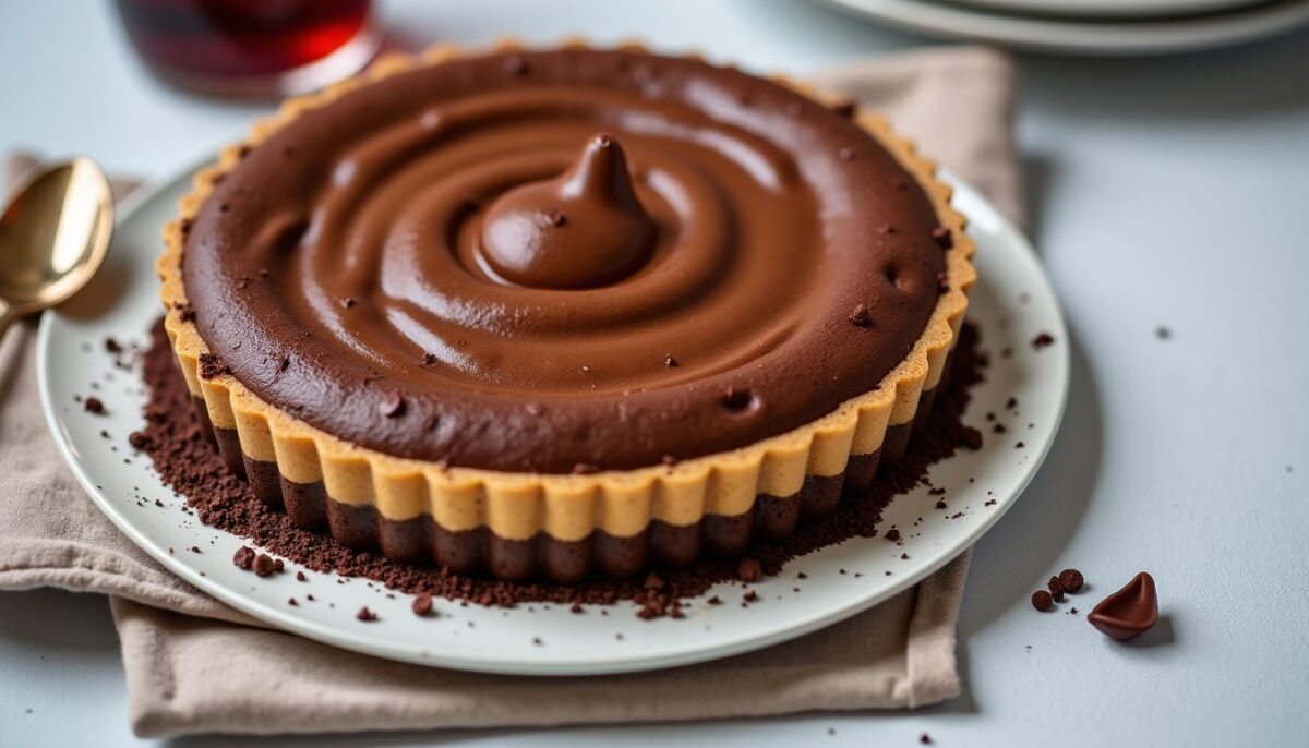 Délice maison : Tarte poire-chocolat, simple et irrésistiblement gourmande